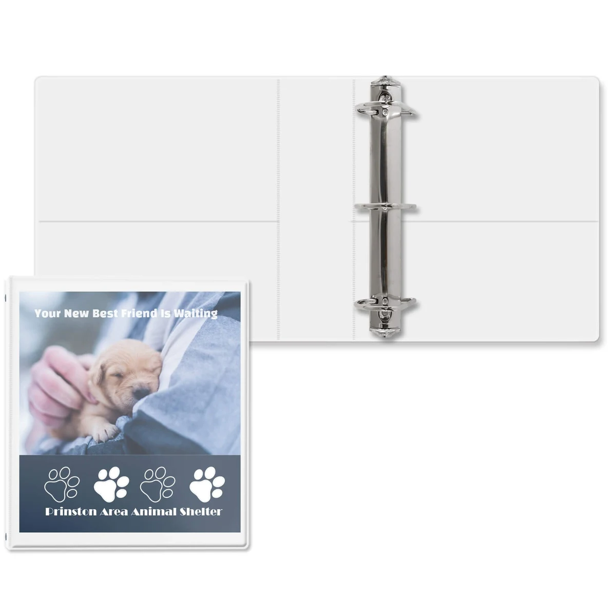2 1/2" Entrapment Angle D Ring Binder 1