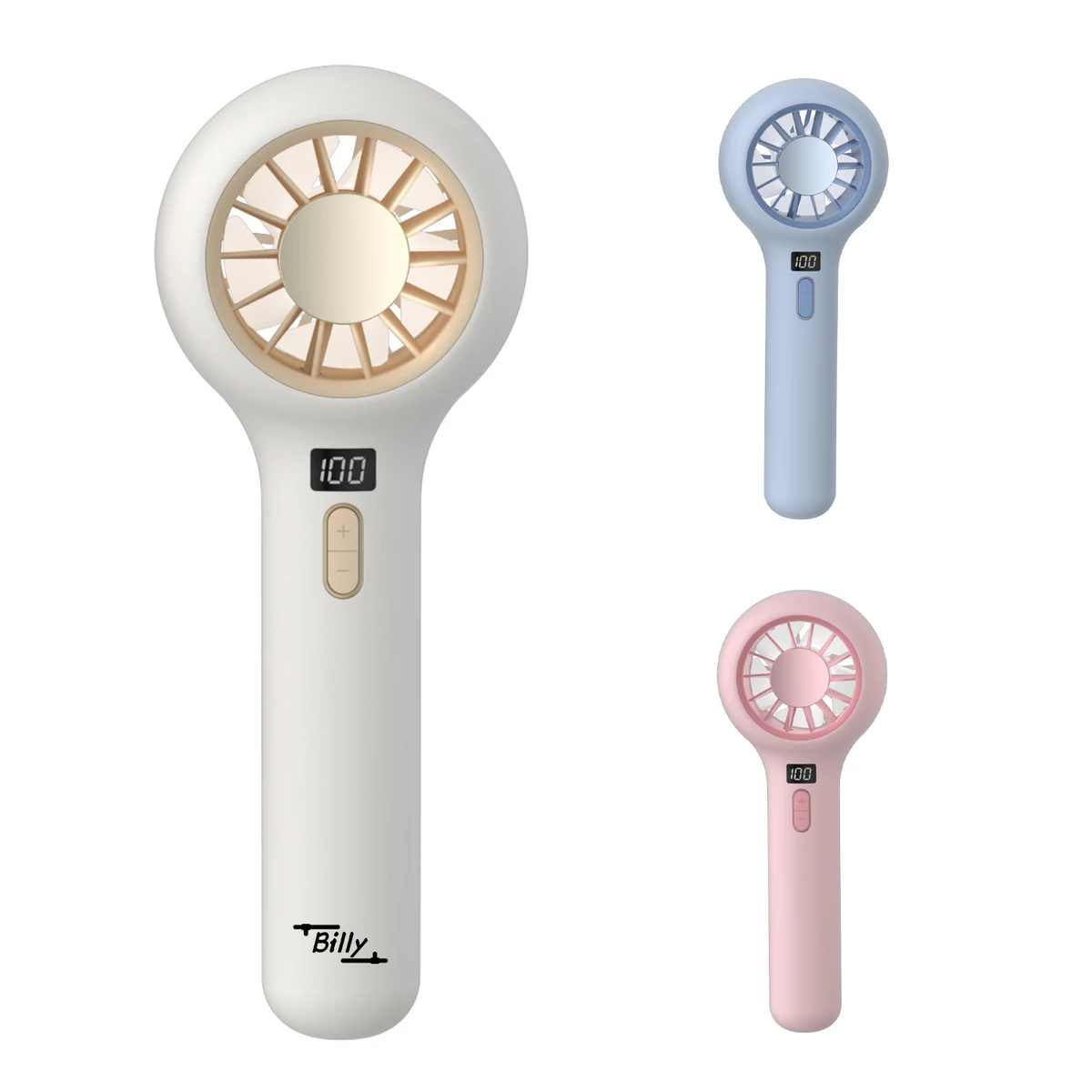 Mini Digital Display Portable Fan 1