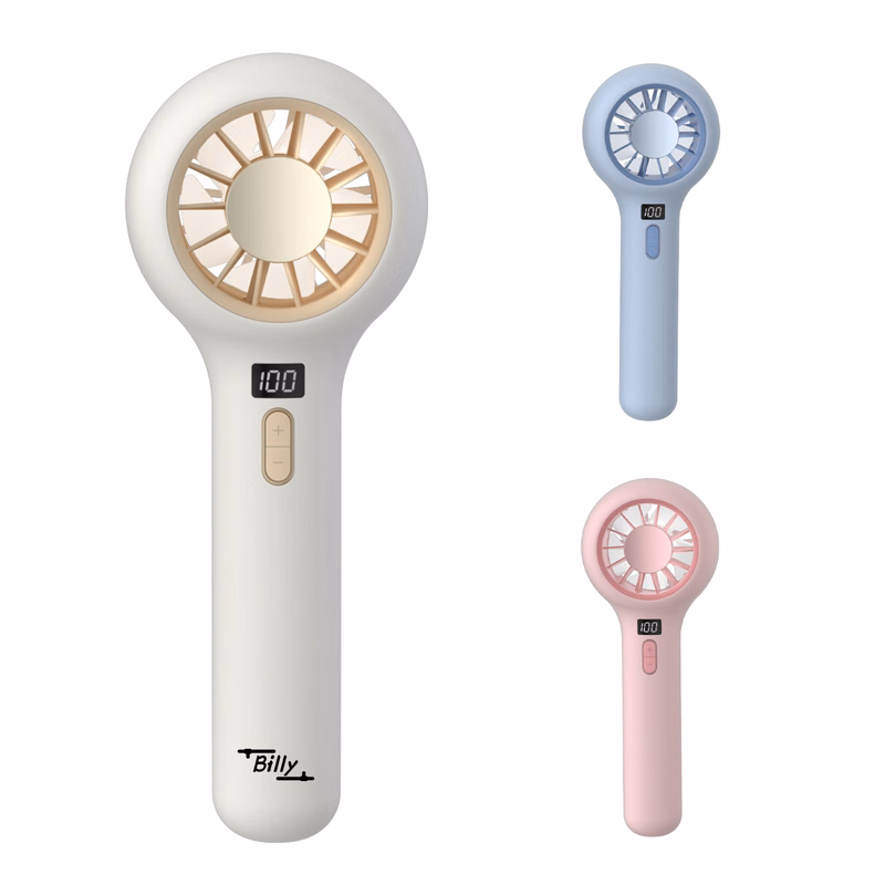 Mini Digital Display Portable Fan