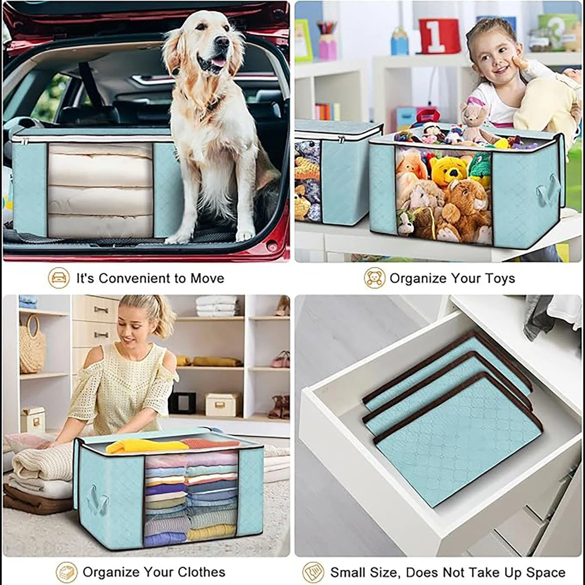 90L Foldable Large Storage Bag 1