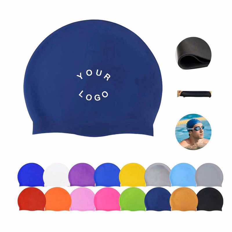 Waterproof Silicone Swim Cap Lightweight