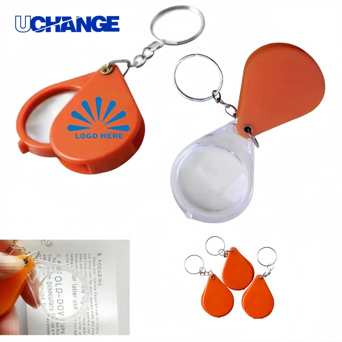Keychain Folding Magnifying Glass Tool 1