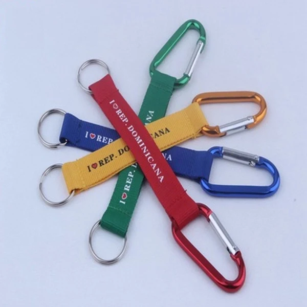 Aluminum Carabiner with Keyring 1