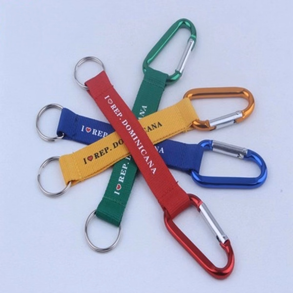 Aluminum Carabiner with Keyring