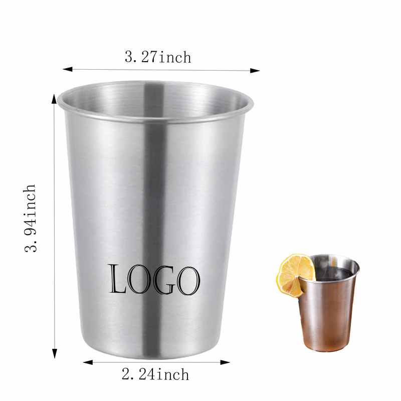 Unbreakable 304 Stainless Steel Outdoor Camping Cup