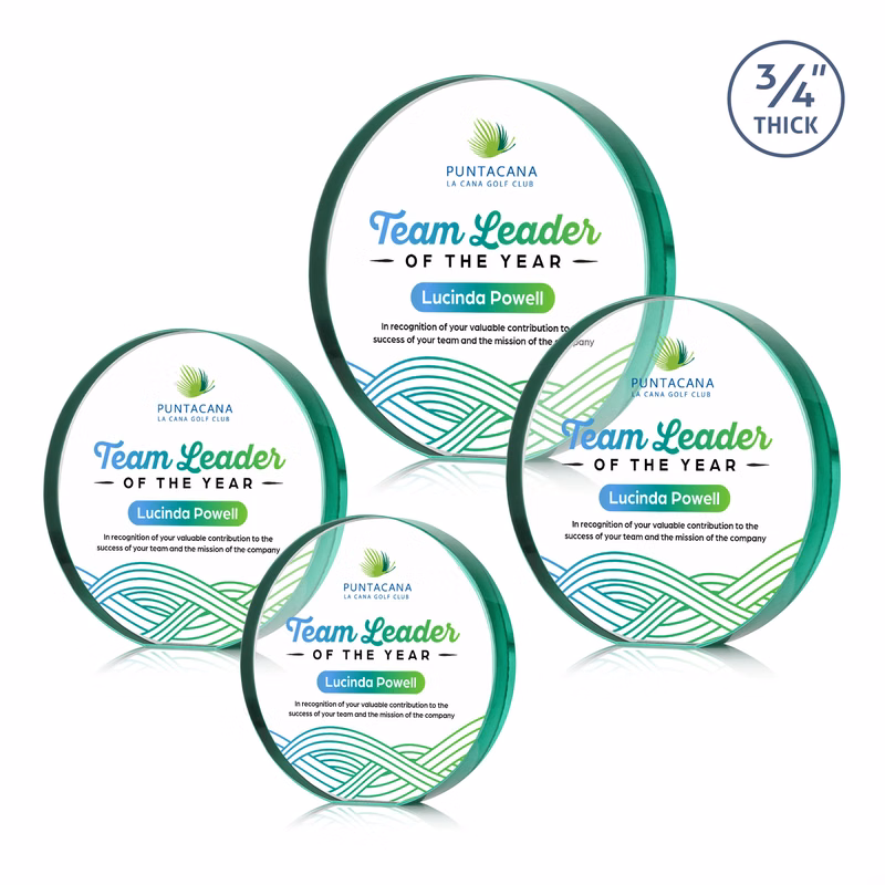 Gainsborough Circle VividPrint™ Award - Emerald
