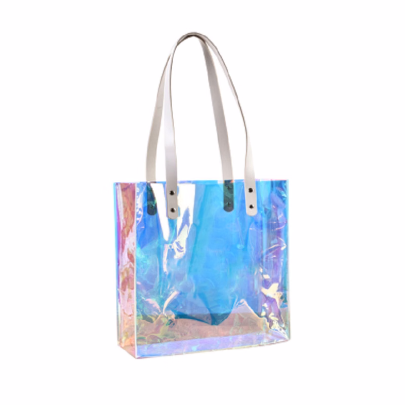 Holographic PVC Handbag Gift Wrap Bag