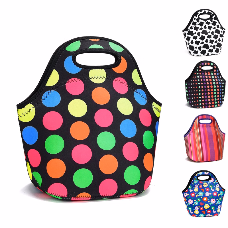 Neoprene Lunch Tote Cooler Bag