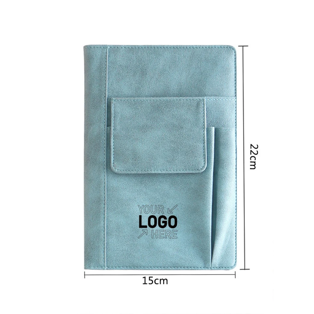 Multi-Pocket Pu Leather Notebook 1