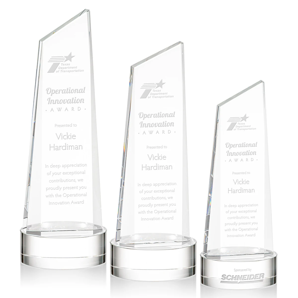 Belmont Tower Award on Stanrich Base - Clear 1