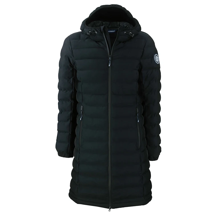 Cutter & Buck Ladies Ridge Repreve Eco Insulated Long Jacket 1