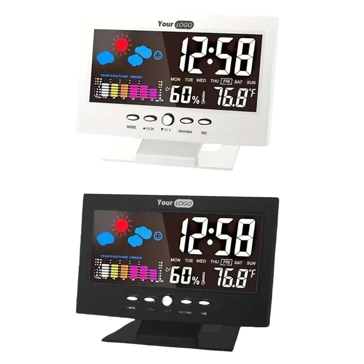 Multi-Function Color Screen Digital Clock 1