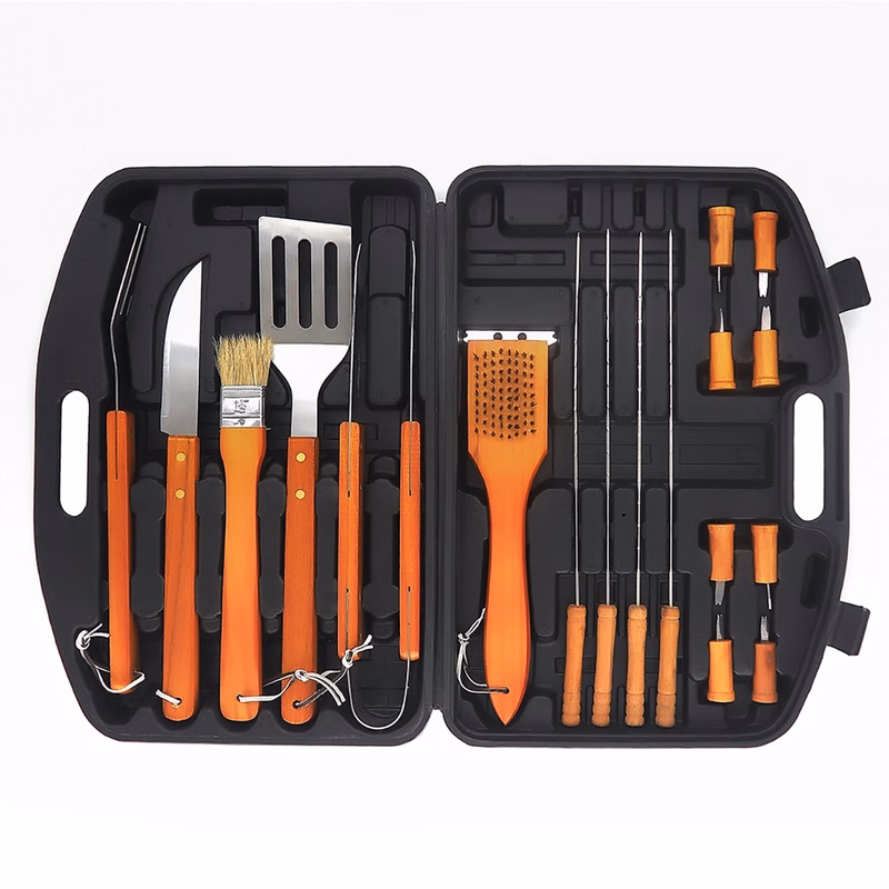 19Pcs Bbq Utensils Gift Set
