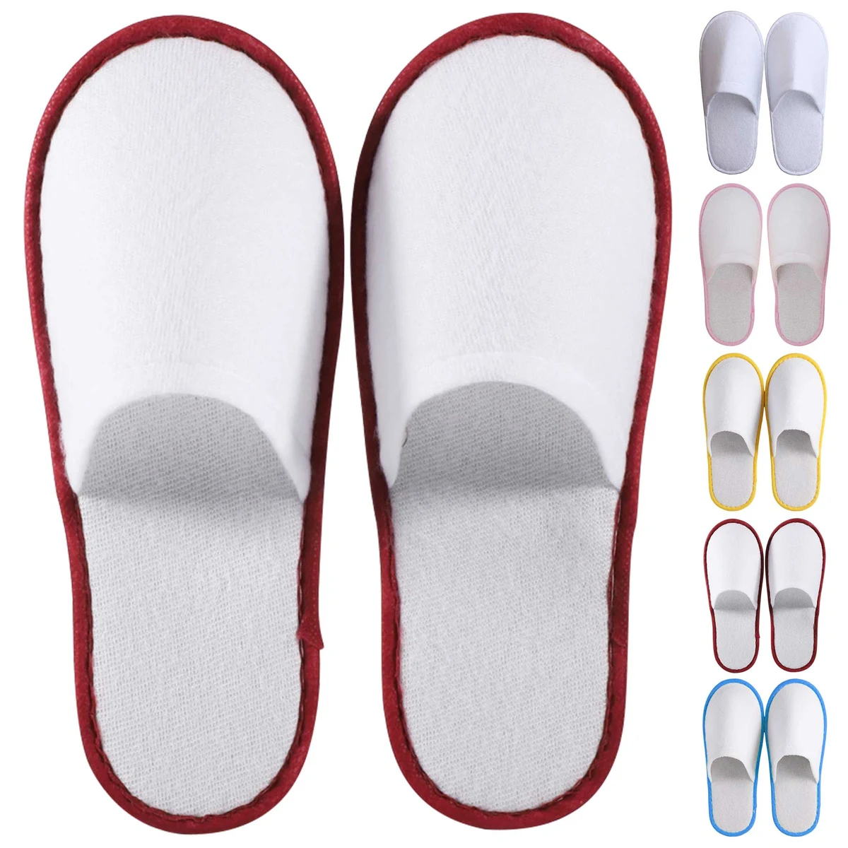 Disposable Plush Hotel Slippers 1