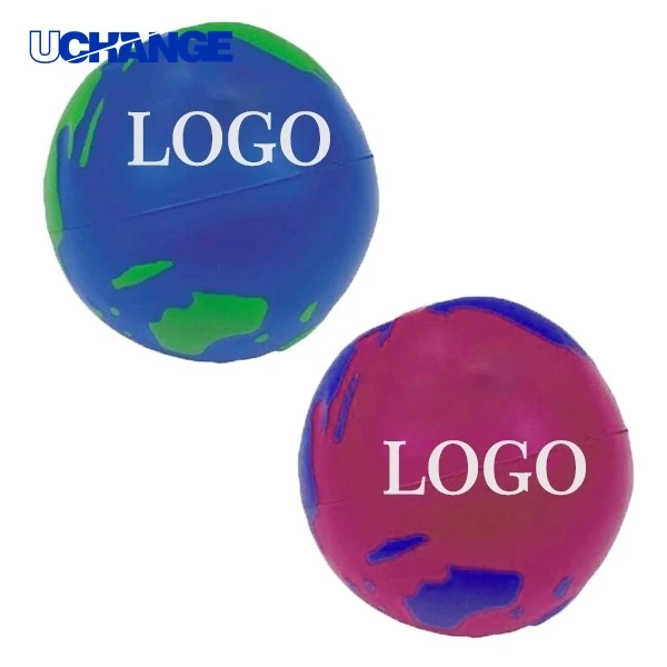 World Globe Stress Ball Educational Squeeze Toy 1