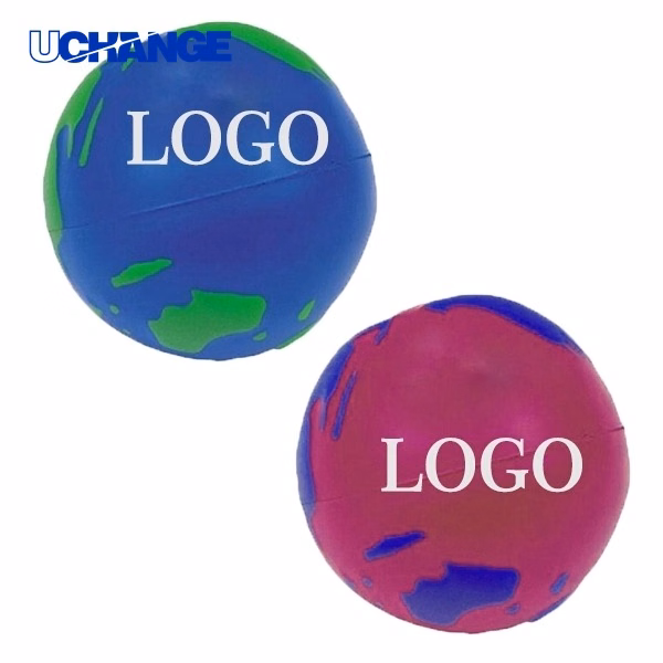 World Globe Stress Ball Educational Squeeze Toy