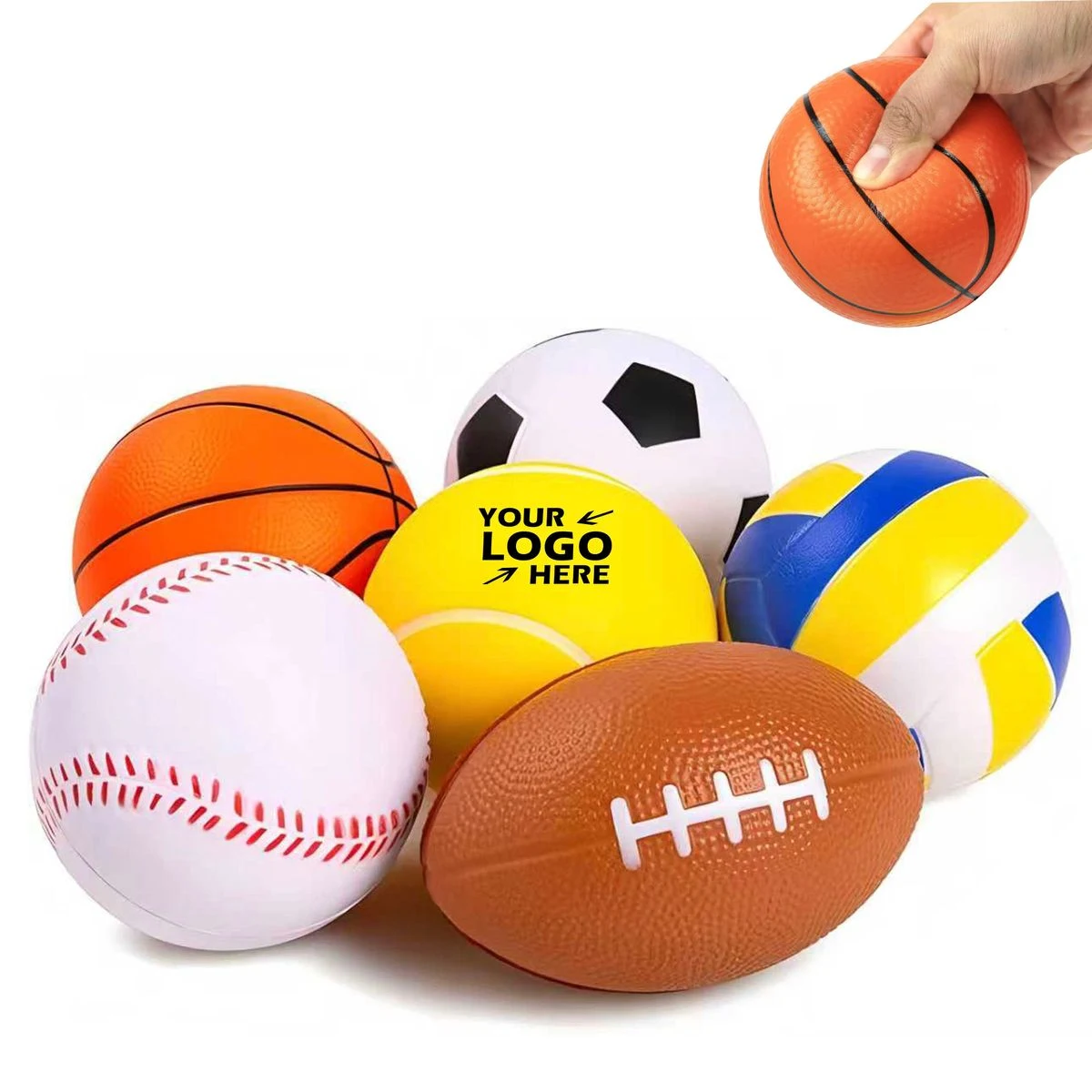 Custom Mini Foam Sports Balls 1