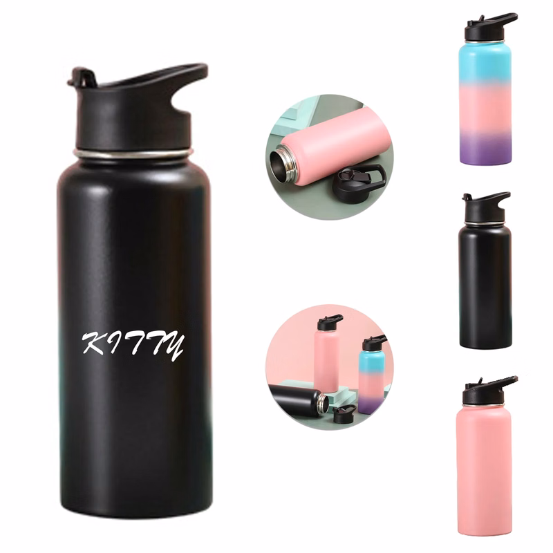 24Oz 304 Stainless Steel Outdoor Hiking Sports Water Bottle