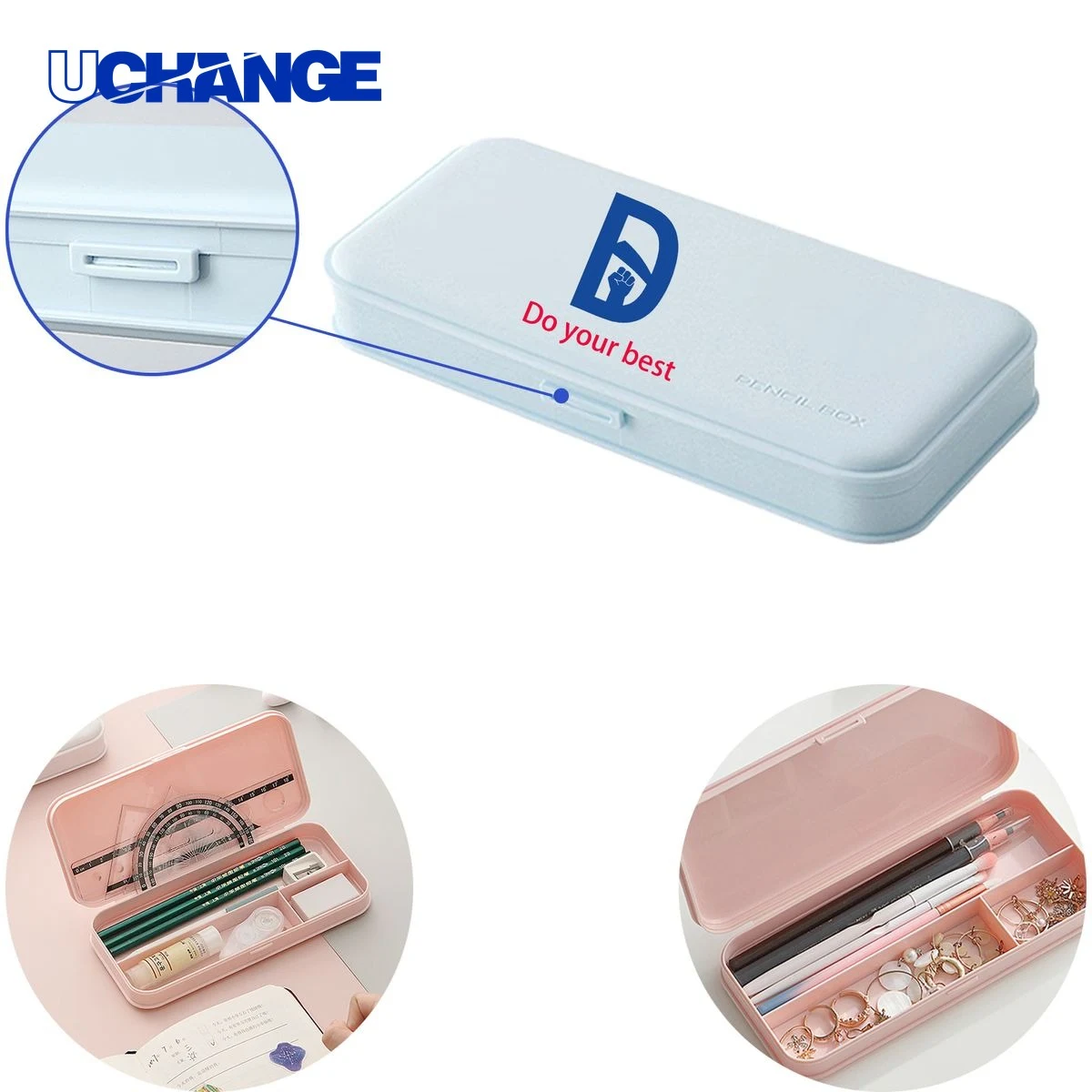 Plastic Pencil Pouch 1