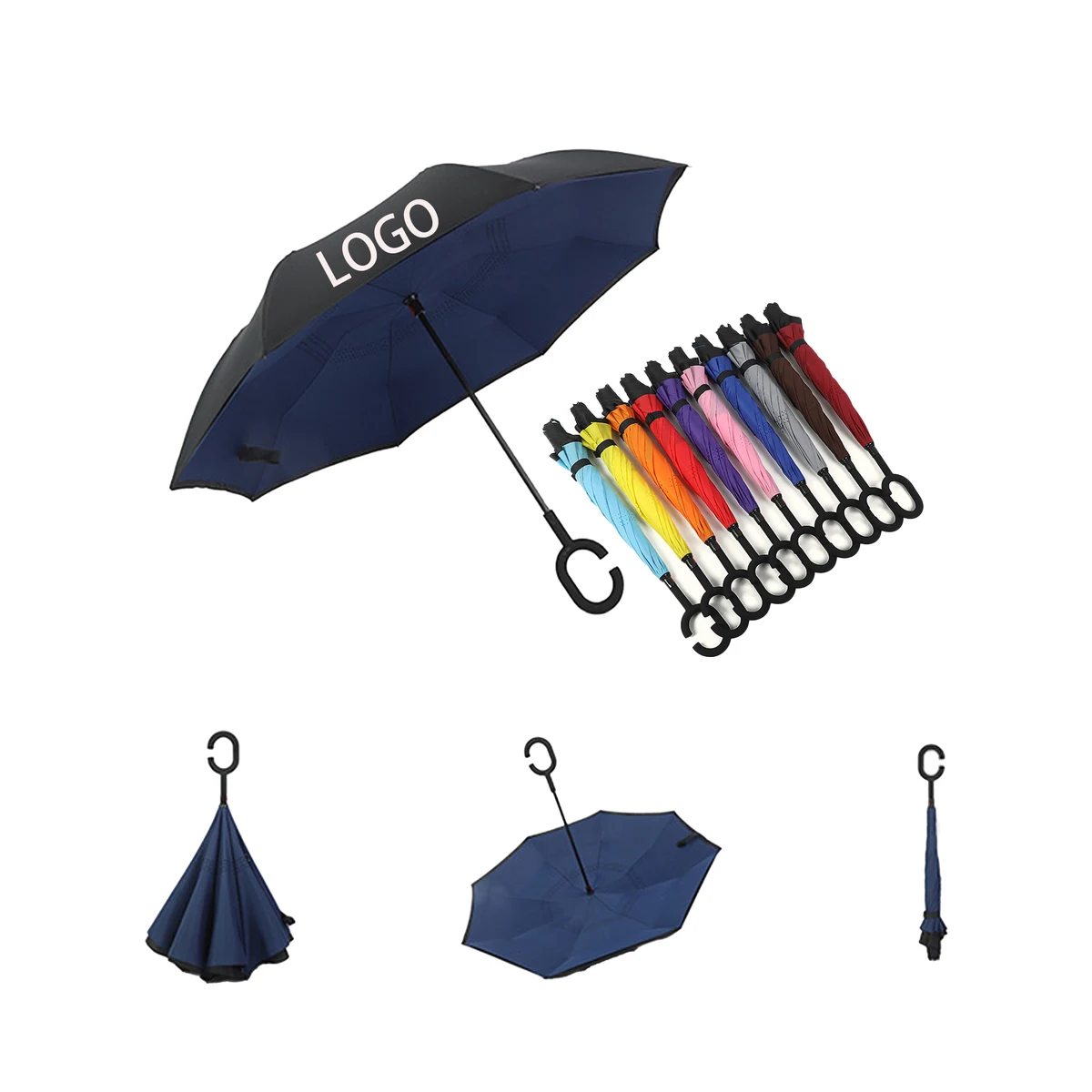C-Grip Inverted Reverse Umbrella 1