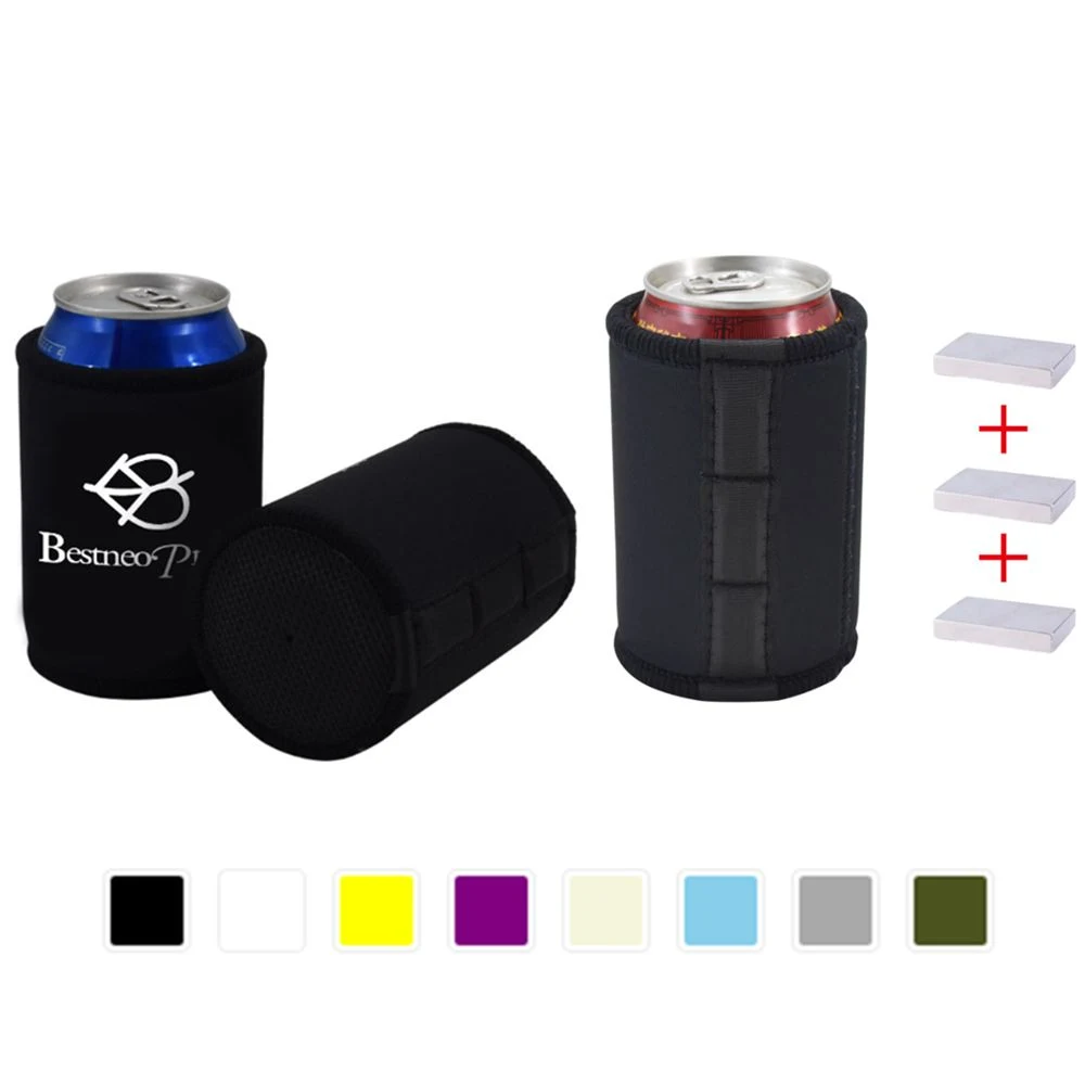 Neoprene Magnetic Can Bottle Coolie, custom koozie with logo imprint 1