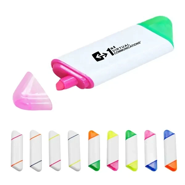 Custom Highlighter Dual Ended Chisel Tip — Vibrant Office & School Essential 1