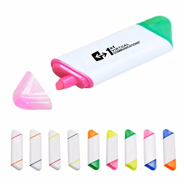 Custom Highlighter Dual Ended Chisel Tip — Vibrant Office & School Essential