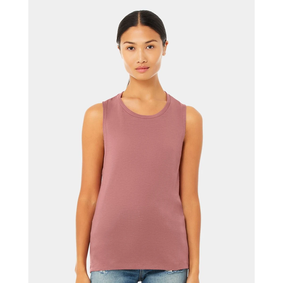 Women's Flowy Scoop Muscle Tank - 8803 1