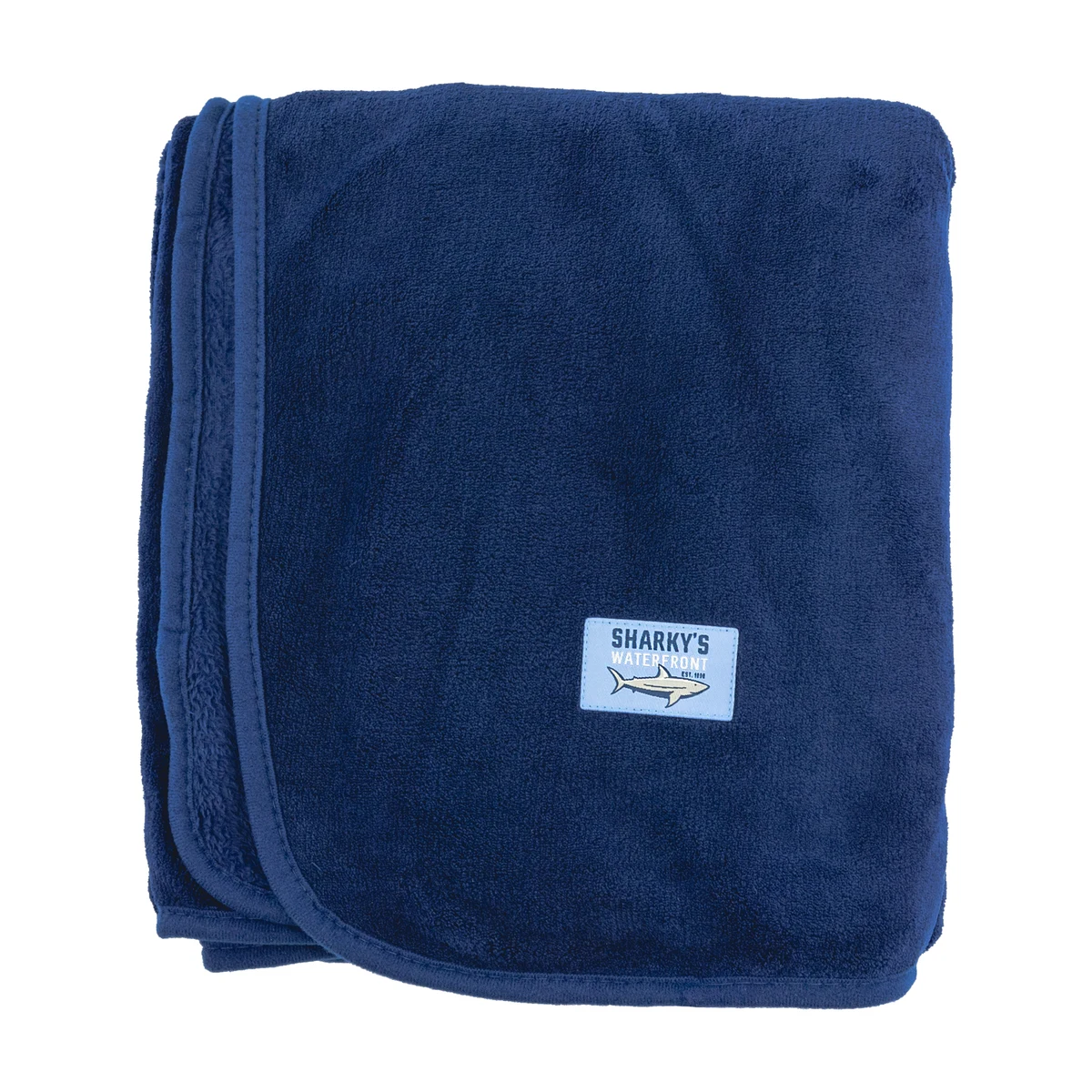 Micro Plush Blanket w/ Sewn Woven Patch 1