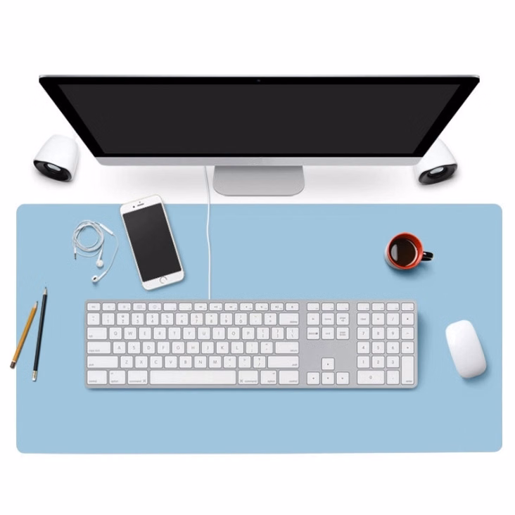 31.5''X15.74'' PU Leather Office Mouse Pad Desk Mat