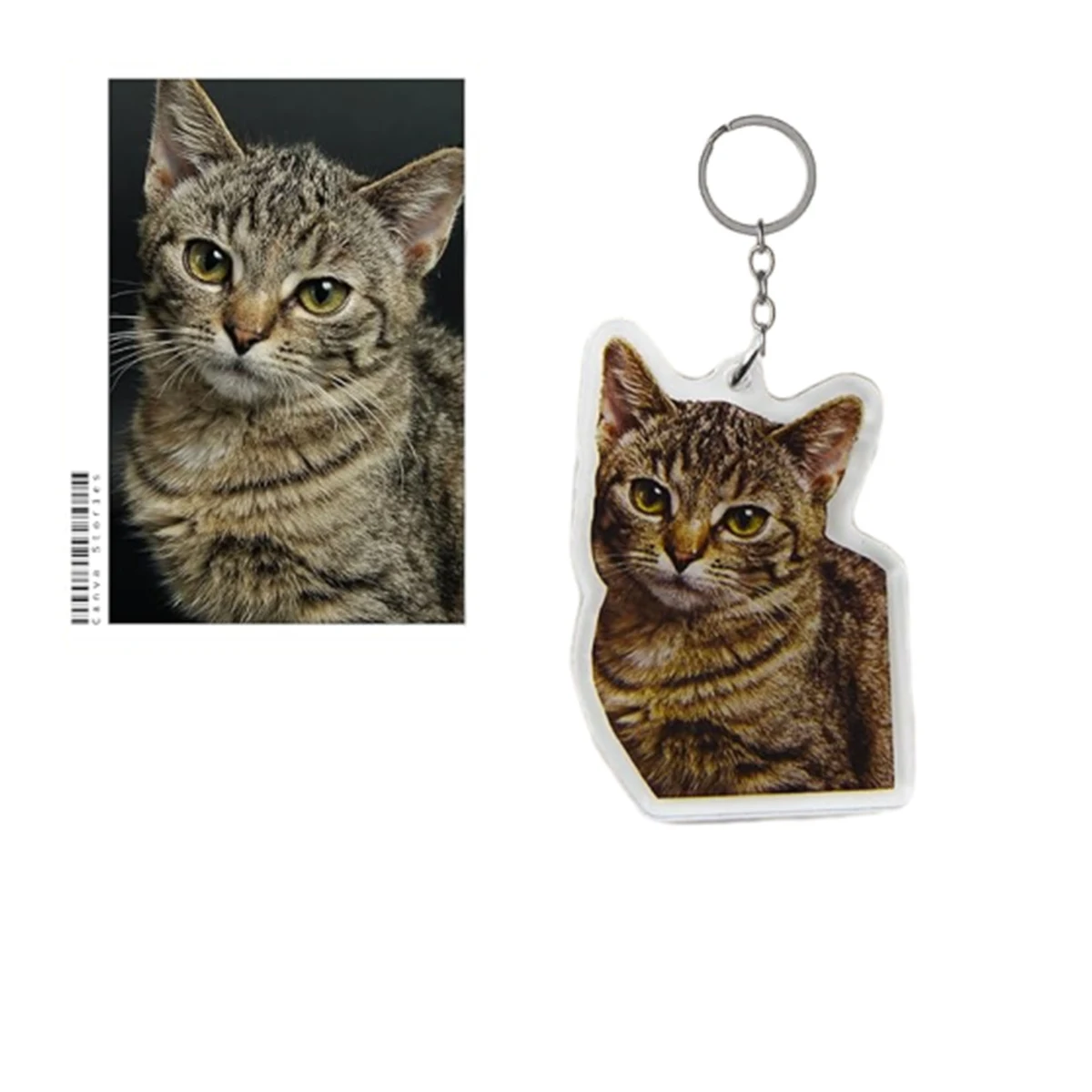 Customizable Double-Sided Multi-Color Acrylic Keychain 1