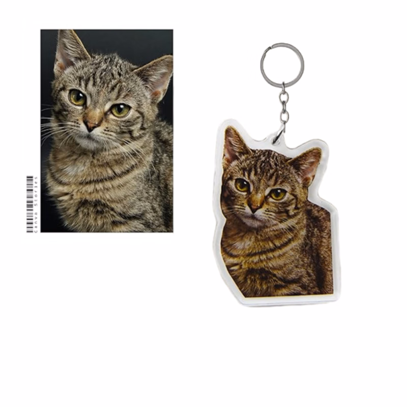 Customizable Double-Sided Multi-Color Acrylic Keychain