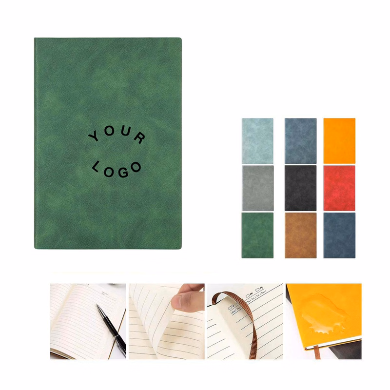 Durable Faux Leather Writing Notebook with 200 Pages