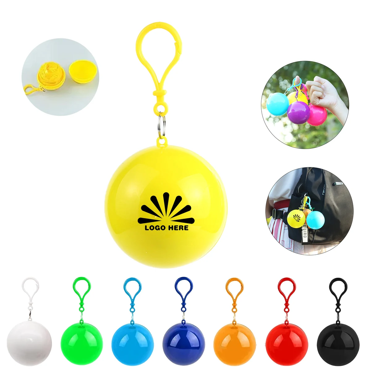 Disposable On-the-Go Raincoat Ball 1