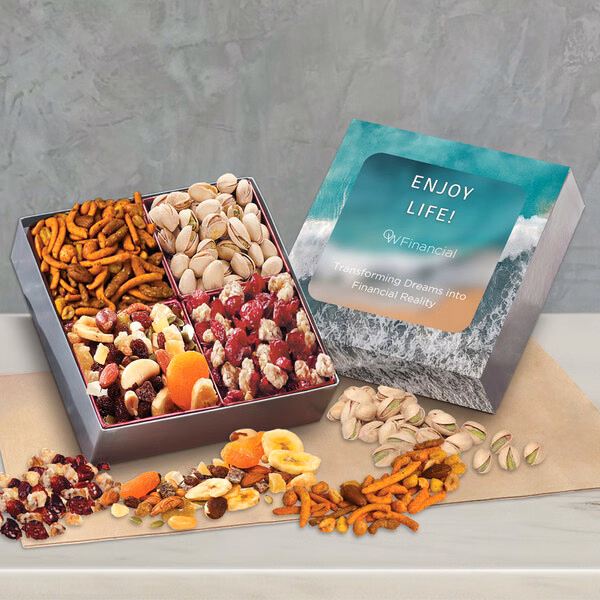 Full Color Gift Box with Gourmet Treats