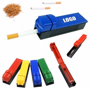 Cigarette Rolling Machine With Solid Plastic And Metal Tube