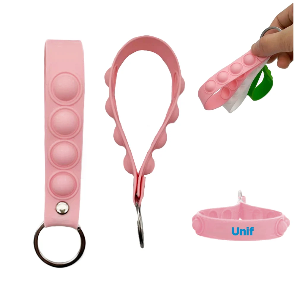 Silicone bubble push key tags 1