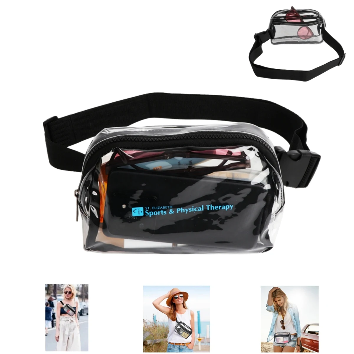 Clear Everywhere Belt Bag 1