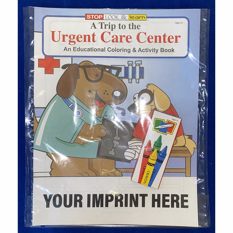 COLORING SET - A Trip to the Urgent Care Center Coloring Book Fun Pack