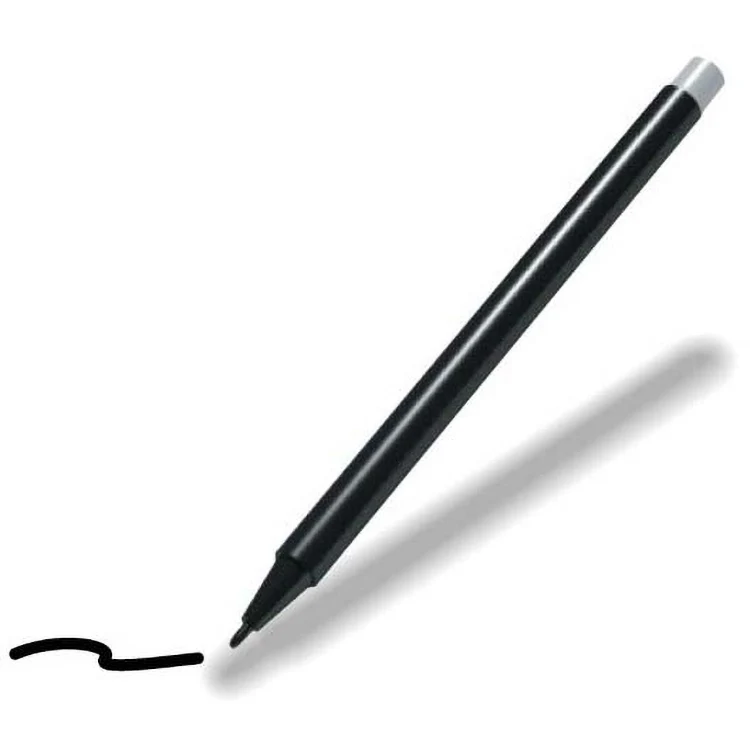 Non-Imprinted Black Barrel Dry-Erase Pen with Non-Toxic Black Ink 1