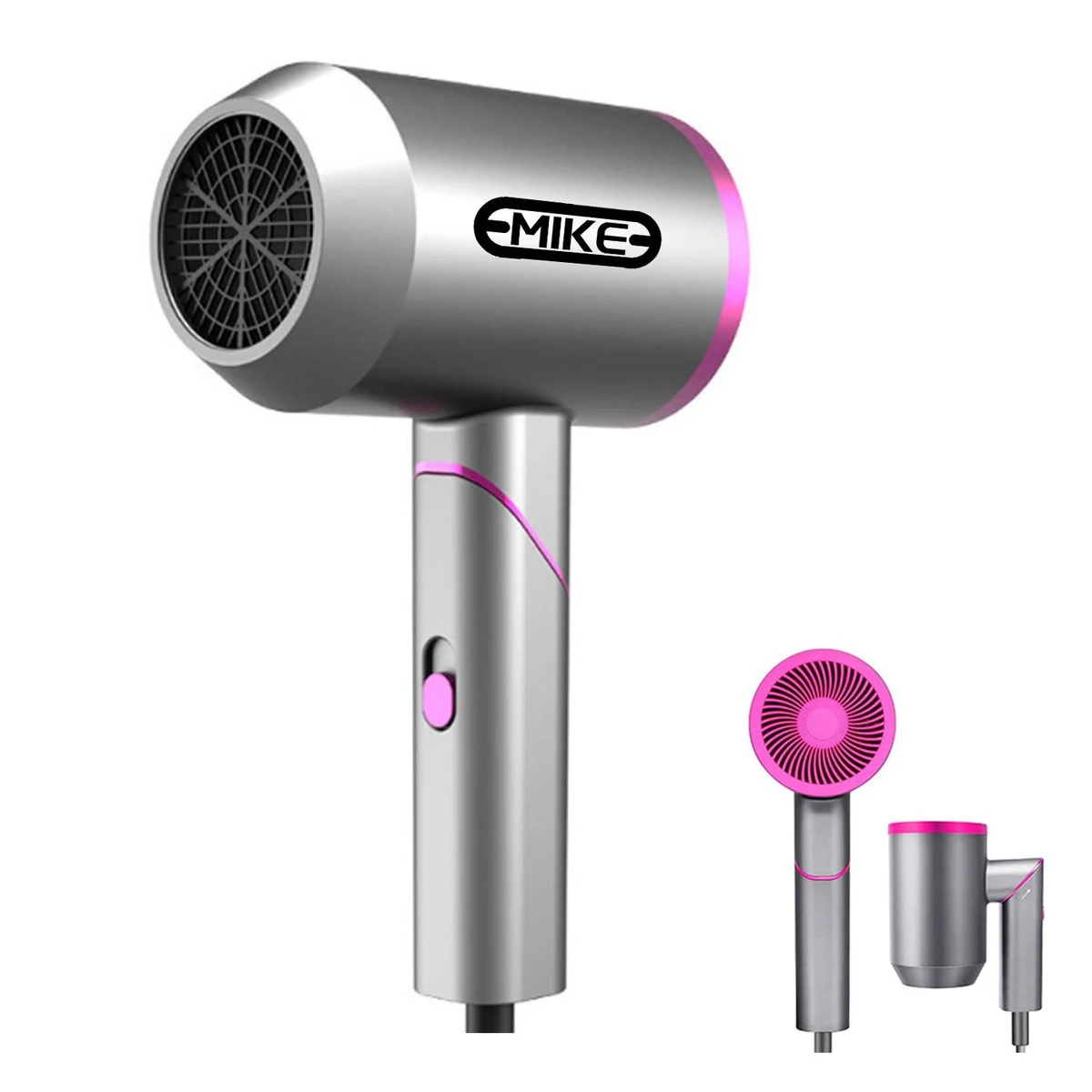 Foldable Hair Dryer W/ Diffuser And Concentrator 1
