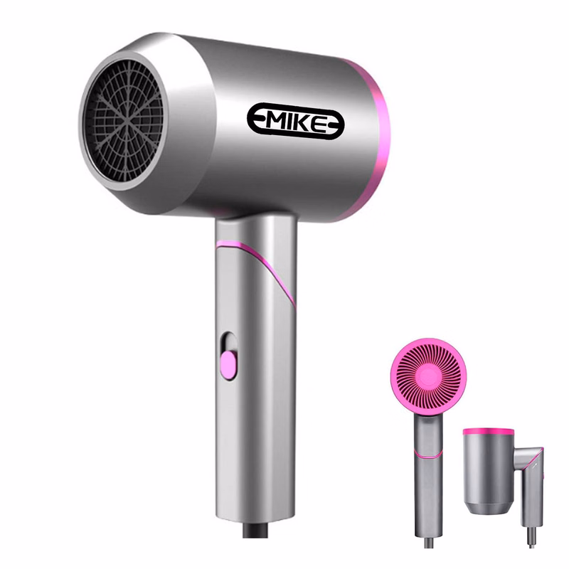 Foldable Hair Dryer W/ Diffuser And Concentrator