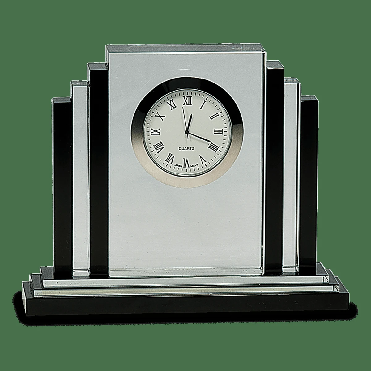 Black Crystal Roman Numero Clock 1