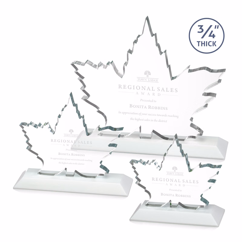 Maple Leaf Award - White