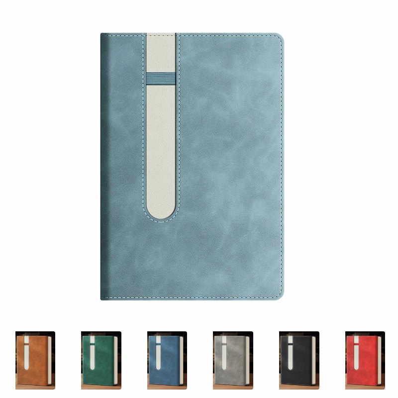 Notebook with Elastic Pen Holder