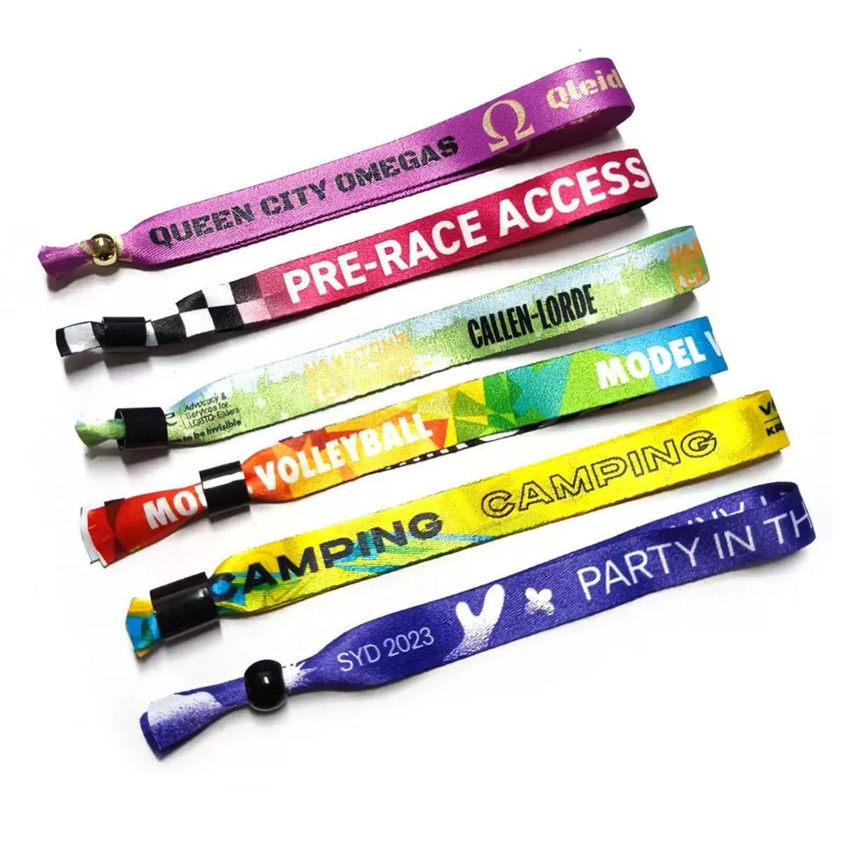 Fabric Bracelets Wrist Bands For Concerts Festival Admission 1