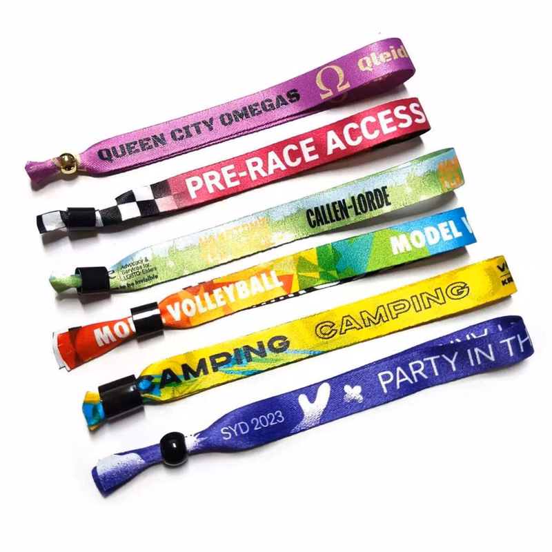 Fabric Bracelets Wrist Bands For Concerts Festival Admission