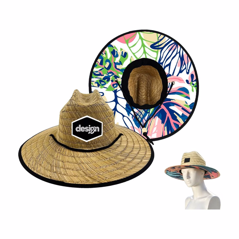 Wide Brim Beach Sun Straw Hat