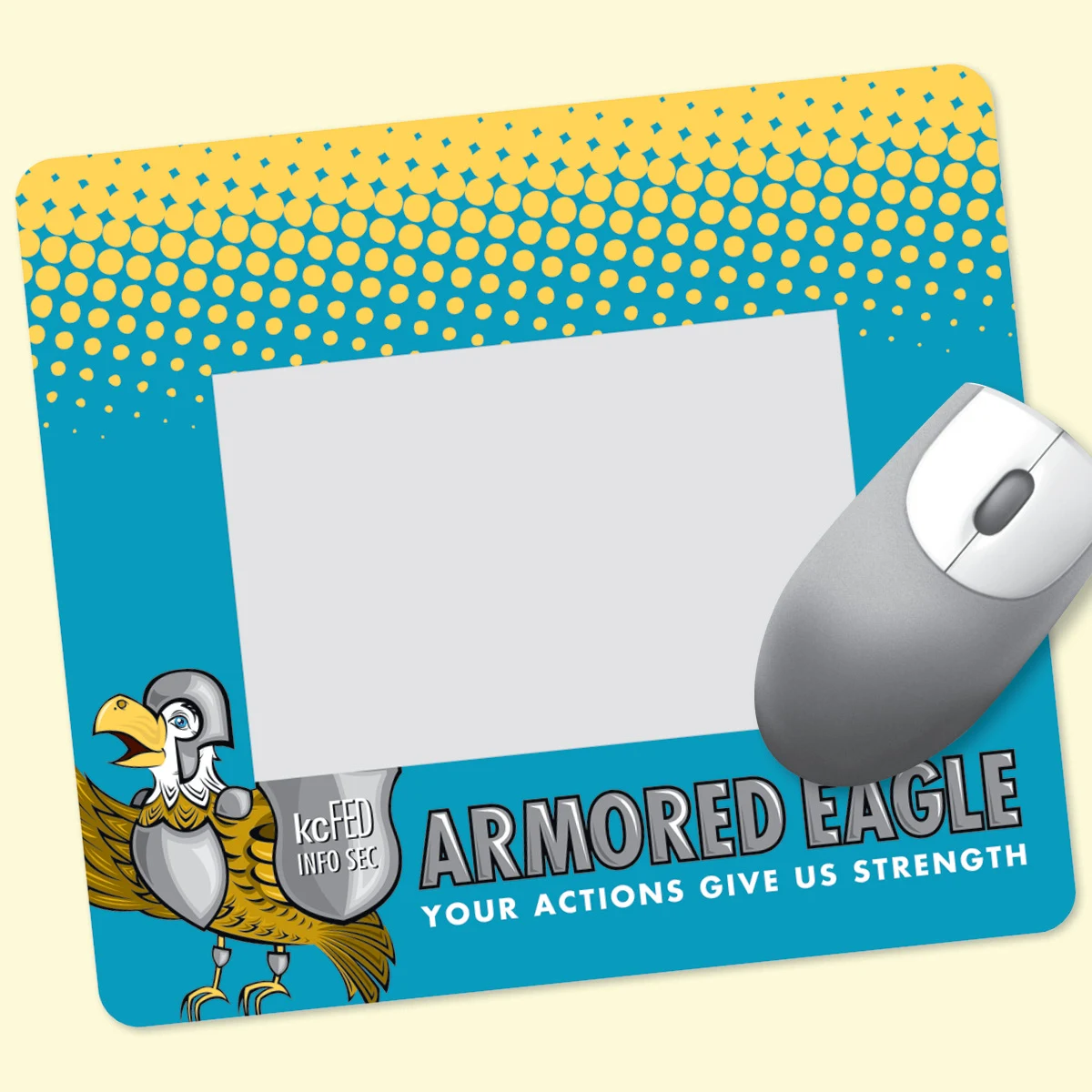 Frame-It Flex Heavy Duty 8"x9"x1/8" Window/Photo Mouse Pad 1