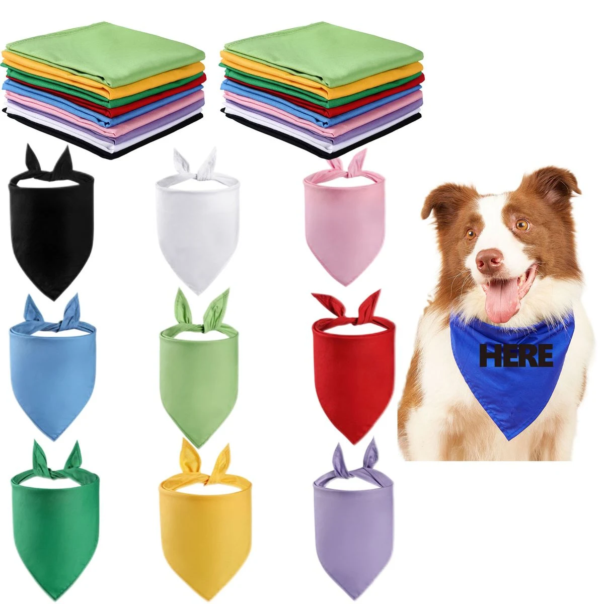 100% Cotton Pet Bandana 1